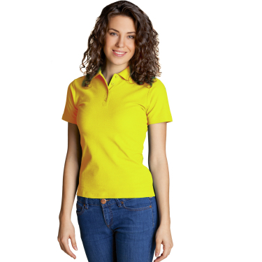 Рубашка-поло WOMAN женская желтая