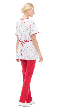 Блуза женская ЗУБКИ (LF2111) для медиков