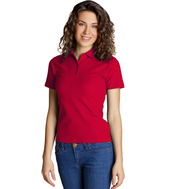 Рубашка-поло WOMAN женская красная
